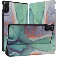 Custodia per Xiaomi Redmi Pad 2, Techsuit, FoldPro Green Time, Multicolore — 3