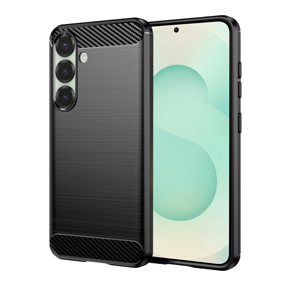 Techsuit Custodia per Samsung Galaxy S25+ S936, Techsuit, Carbonio, Nera