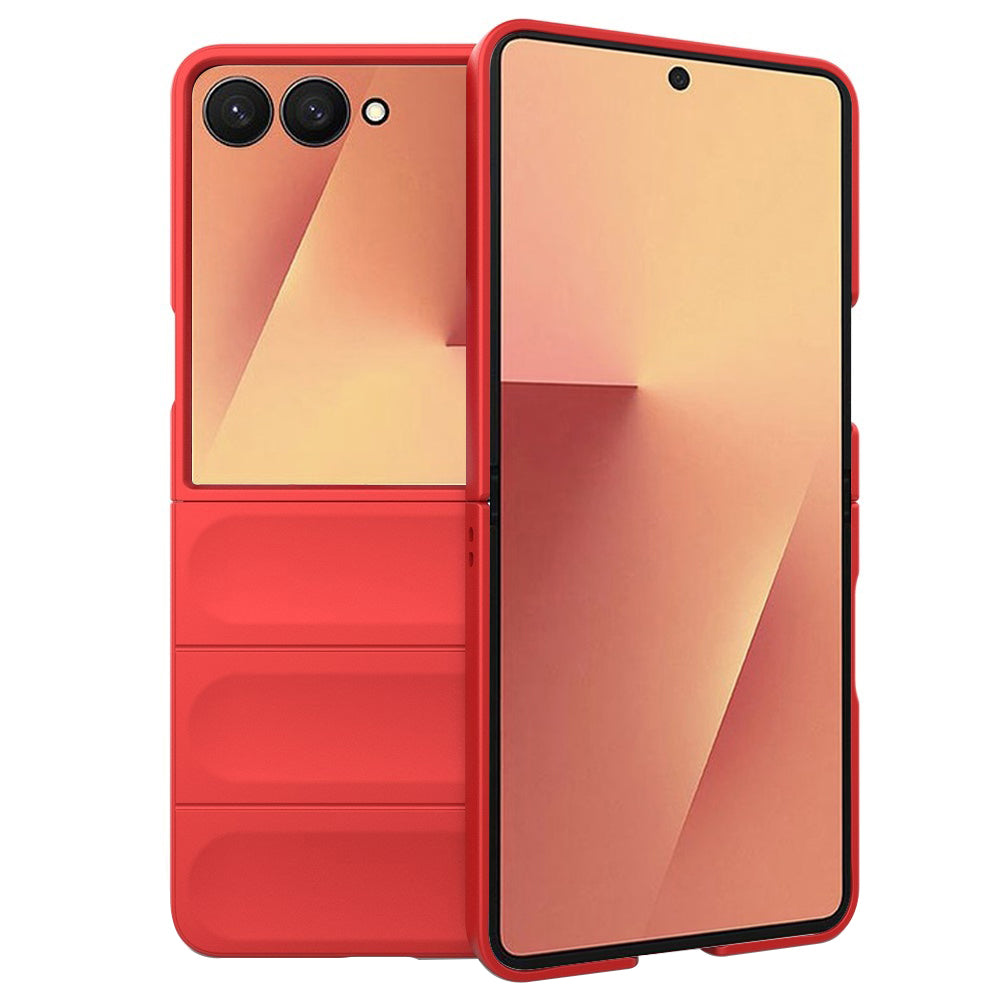 Techsuit Custodia per Samsung Galaxy Z Flip7 F766, Techsuit, Magic Shield, Rossa