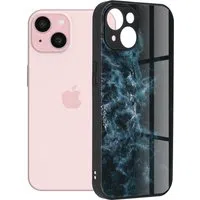 Custodia per Apple iPhone 15, Techsuit, Glaze, Blu — 3