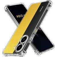 Custodia per Xiaomi Poco X7 Pro, Techsuit, Shockproof Clear, Trasparente — 3