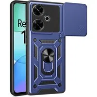 Custodia per Xiaomi Poco M6 4G / Redmi 13, Techsuit, CamShield, Blu — 3