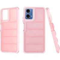 Custodia per Motorola Moto G45 / G34, Techsuit, Wave Shield, Rosa — 3