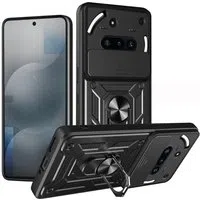 Custodia per Nothing Phone (3a), Techsuit, CamShield, Nera — 3