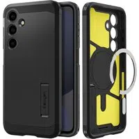 Custodia MagSafe per Samsung Galaxy S24 FE S721, Spigen, Tough Armor, Nera ACS08625 — 3
