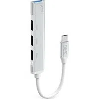 Hub USB-C HAVIT HB41, 4in1, Argento — 3
