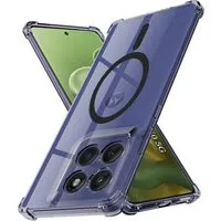 Custodia MagSafe per Motorola Edge 60 Fusion / Edge 60, Techsuit, Shockproof Clear, Fumè — 3