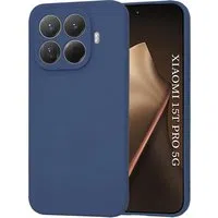 Custodia per Xiaomi 15T Pro, Techsuit, SoftFlex, Blu navy — 3