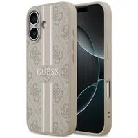 Custodia MagSafe per Apple iPhone 17, Guess, 4G Printed Stripes, Rosa — 3