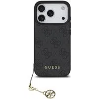 Custodia MagSafe per Apple iPhone 17 Pro Max, Guess, 4G Charm Cradle, Nera — 3