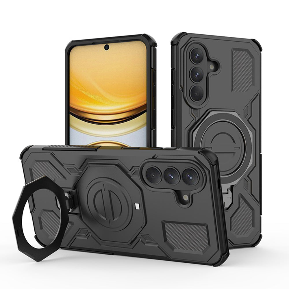 Techsuit Custodia per Samsung Galaxy A57 5G, Techsuit, Carbon Shield Pro, Nera
