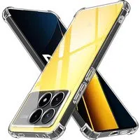 Custodia per Xiaomi Poco X6 Pro, Techsuit, Shockproof Clear, Trasparente — 3