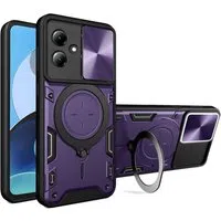 Custodia per Motorola Moto G14, Techsuit, CamGuard Pro, Viola — 3
