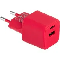 Caricabatterie di rete Colourum CLS30-AC-02, 30W, 3A, 1 x USB-A - 1 x USB-C, Magenta — 3