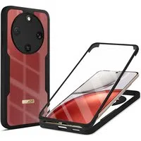Custodia per Honor Magic8 Lite, Techsuit, ColorVerse 360, Nera — 3