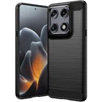 Custodia per Motorola Edge 70 Ultra / Signature, Techsuit, Carbonio, Nera — 3
