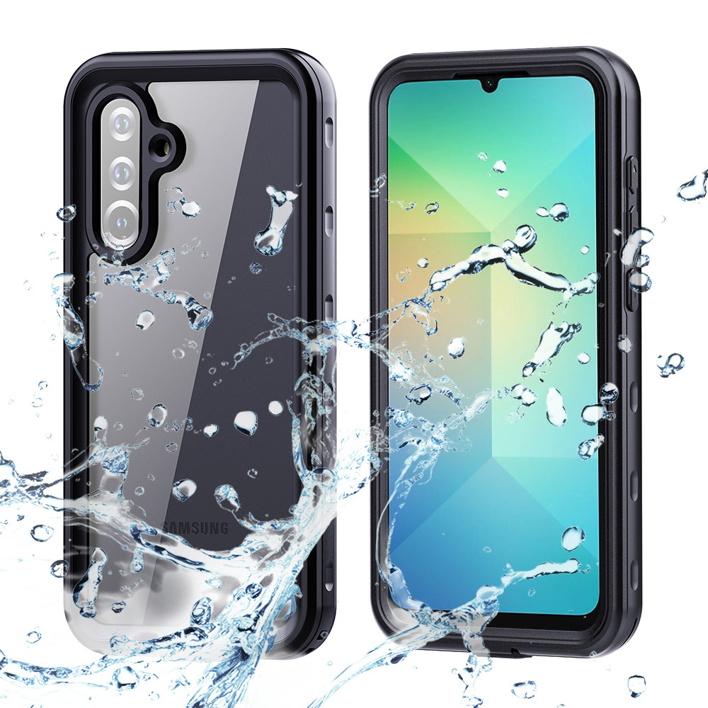 Custodia Waterproof per Samsung Galaxy A26 A266, ShellBox, Nera