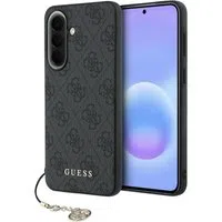 Custodia per Samsung Galaxy A37 5G, Guess, 4G Classic Logo Charm, Nera — 3