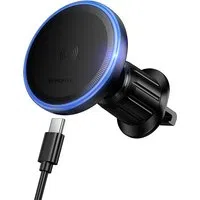 Caricabatterie Auto Wireless Borofone BH224 Flash, 15W, 1.67A, Nero — 3