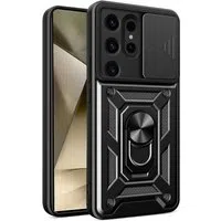Custodia per Samsung Galaxy S24 Ultra S928, Techsuit, CamShield, Nera — 3