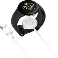 Cavo di Ricarica Techsuit THC5 per Google Pixel Watch 3 45mm / Watch 3 41mm, USB-A, Bianco — 3