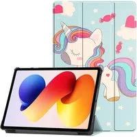 Custodia per Xiaomi Redmi Pad 2 Pro, Techsuit, FoldPro Unicorn, Multicolore — 3