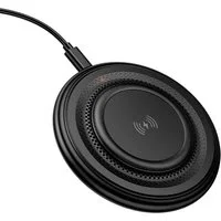 Caricabatterie Wireless Borofone BQ40 Crown, 15W, 1.67A, Nero — 3