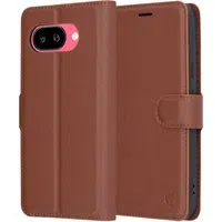 Custodia per Google Pixel 9a, Techsuit, Leather Folio, Marrone — 3