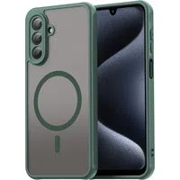 Custodia MagSafe per Samsung Galaxy A17 5G, Techsuit, HaloFrost II, Verde — 3