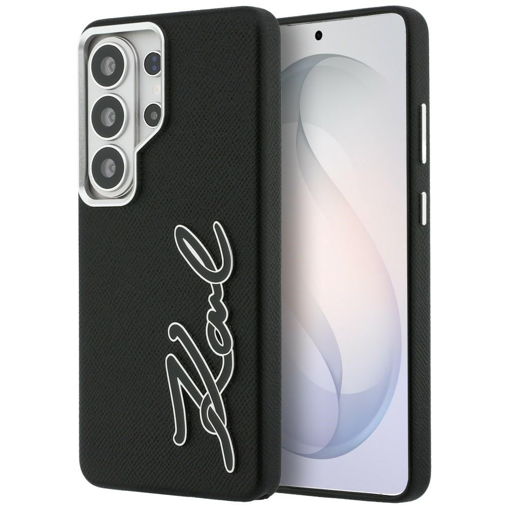 Karl Lagerfeld Custodia per Samsung Galaxy S26 Ultra S948, Karl Lagerfeld, Signature Resin Logo, Nera