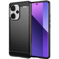 Custodia per Xiaomi Redmi Note 13 Pro+, Techsuit, Carbonio, Nera — 3