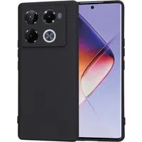 Custodia per Infinix Note 40 Pro+, Techsuit, SoftFlex, Nera — 3
