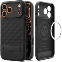 Custodia MagSafe per Apple iPhone 17 Pro Max, Spigen, Caseology Parallax S, Nero Opaco ACS09911 — 3
