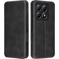 Custodia per Xiaomi 14 Pro, Techsuit, Safe Wallet Plus, Nera — 3
