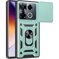Custodia per Infinix Note 40 Pro+, Techsuit, CamShield, Verde — 3