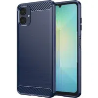Custodia per Samsung Galaxy A06 A065, Techsuit, Carbonio, Blu — 3