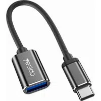 Adattatore OTG USB-C - USB-A Yesido GS01, Nero — 3