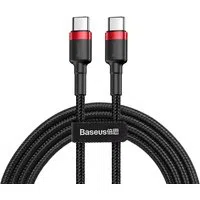 Cavo dati e ricarica USB-C - USB-C Baseus Cafule, 60W, 2m, rosso CATKLF-H91 — 3