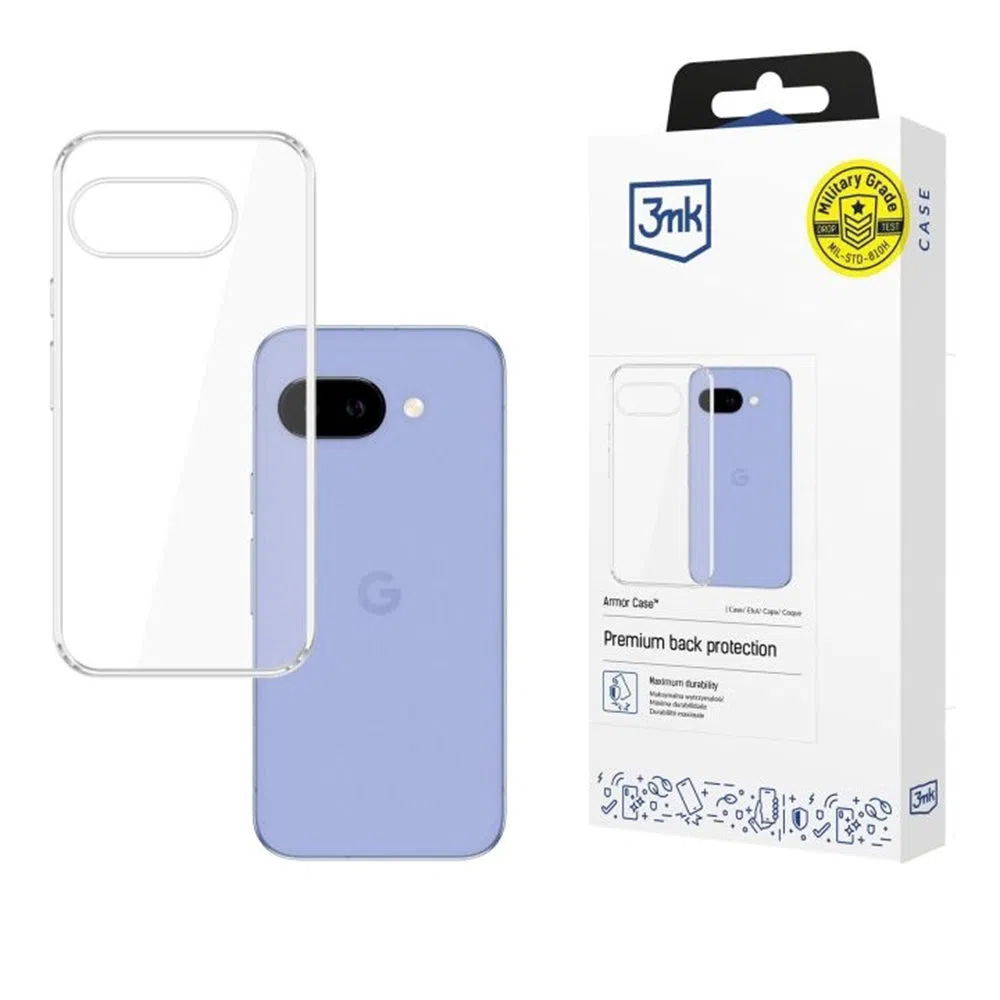 Custodia per Google Pixel 10a, 3MK, Armor, Trasparente — 2