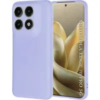 Custodia per Motorola Edge 70 Pro, Techsuit, SoftFlex, Viola Chiaro — 3