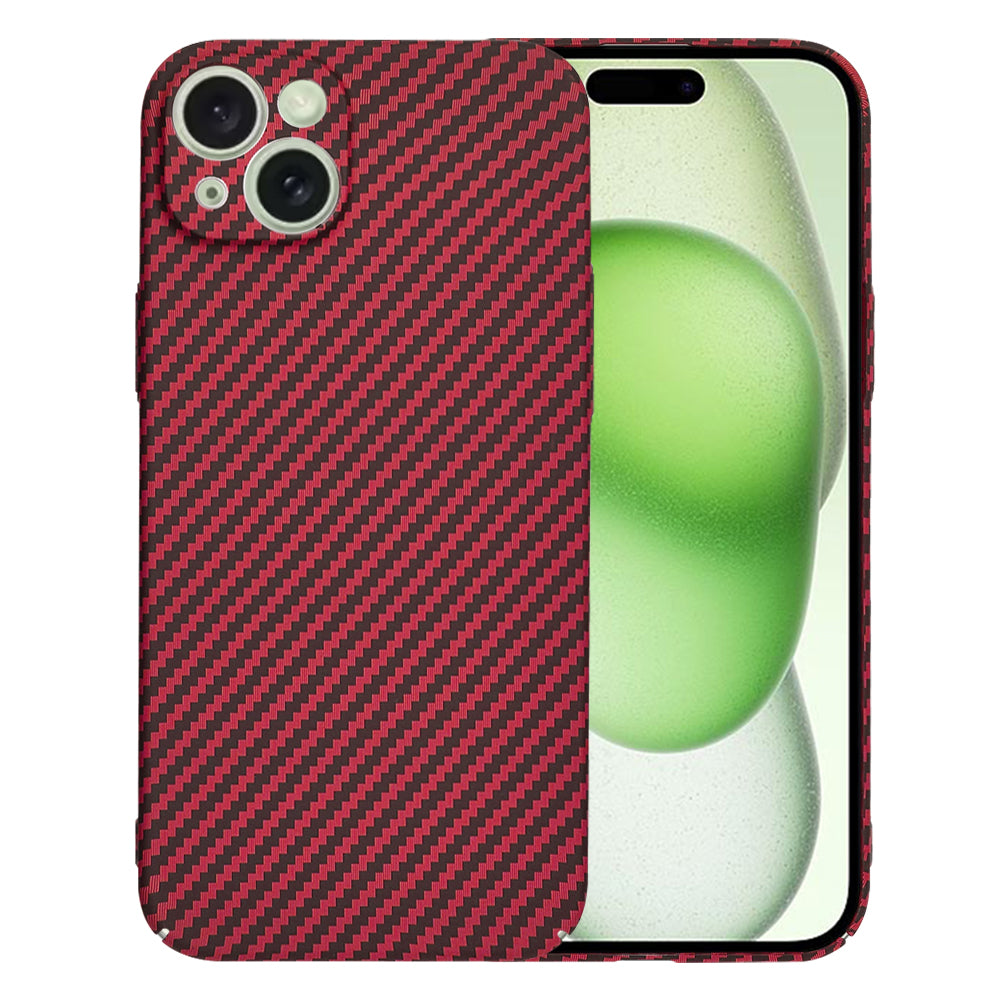 Techsuit Custodia per Samsung Galaxy S24+ S926, Techsuit, Carbonite FiberShell, Rossa