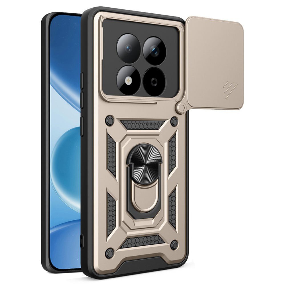 Custodia per Xiaomi Redmi Note 15 Pro 5G, Techsuit, CamShield, Dorata