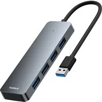 Hub USB Baseus UltraJoy Lite, 4 x USB-A 3.0, Grigio B0005280B811-00 — 3