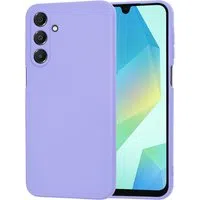 Custodia per Samsung Galaxy A16 5G A166 / A16 4G A165, Techsuit, SoftFlex, Viola Chiaro — 3