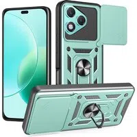 Custodia per Honor 400 Lite, Techsuit, CamShield, Verde — 3