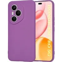 Custodia per Honor 400 Pro, Techsuit, SoftFlex, Viola — 3