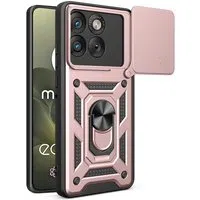 Custodia per Motorola Edge 70, Techsuit, CamShield, Rosa Dorato — 3