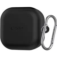 Custodia Tech-Protect Silicone Hook per Samsung Galaxy Buds4 / Buds4 Pro, Nera — 3