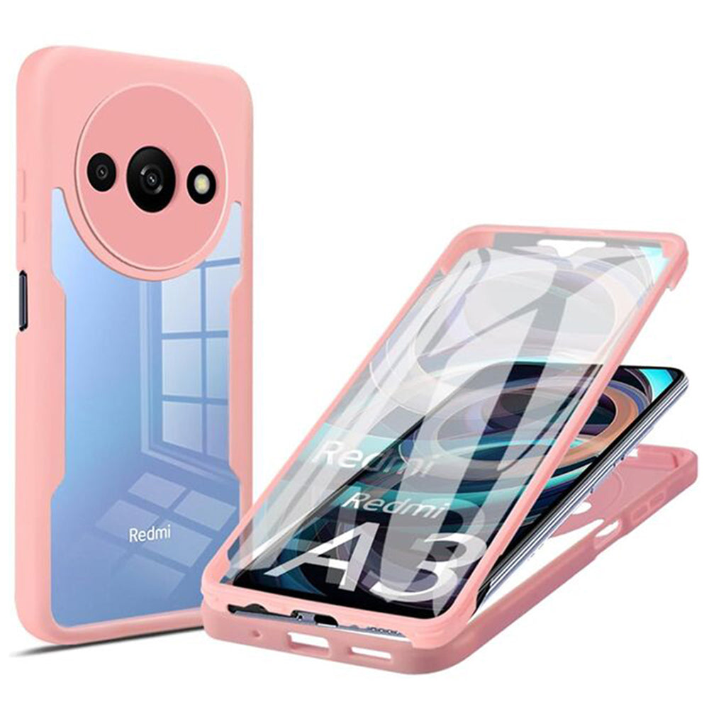 Custodia per Xiaomi Redmi A3x / A3, Techsuit, ColorVerse 360, Rosa