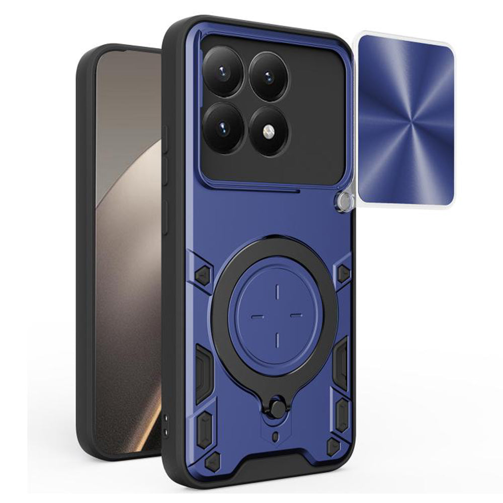 Techsuit Custodia per Xiaomi 15T, Techsuit, CamGuard Pro, Blu